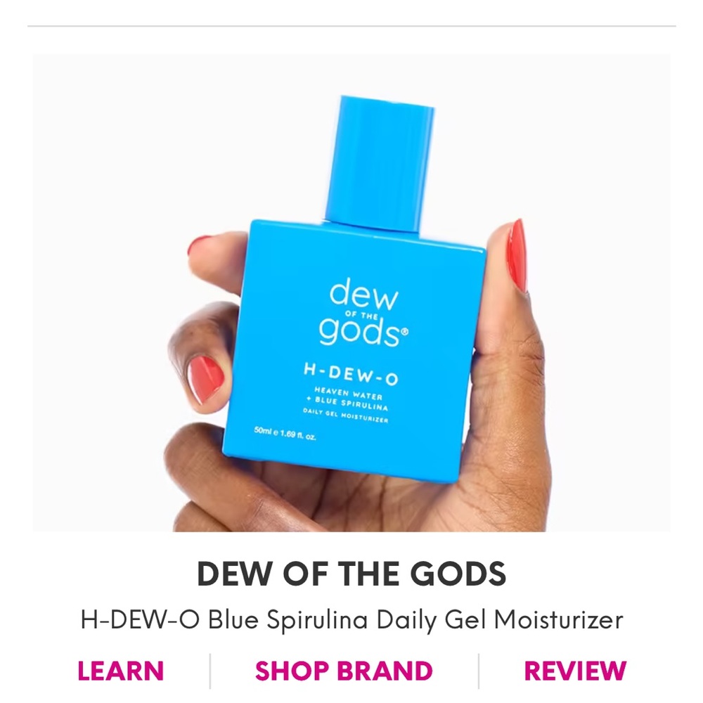 H-Dew-O Blue Spirulina Daily Gel Mousturizer